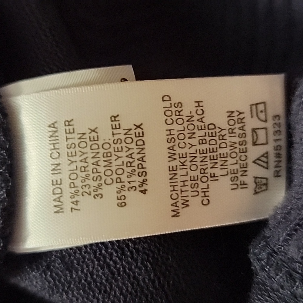 1. STATE Lunar Navy Asymmestrical Hem Sweater NWT SIZE SMALL - Picture 7 of 7